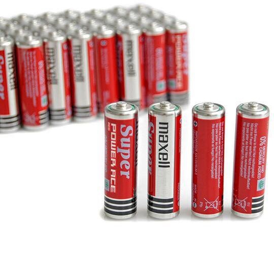 Bộ 4 Pin tiểu AA 1.5V Maxell Super Power Ace Red R6P AR 4P