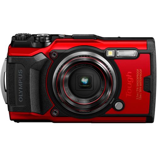 [Trả góp 0%]MÁY ẢNH OLYMPUS STYLUS TOUGH TG-6 ĐỎ