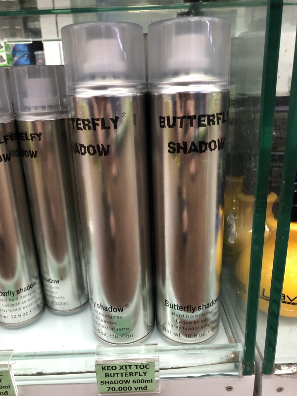 Keo xịt tóc Butterfly Shadow 600ml nhập khẩu