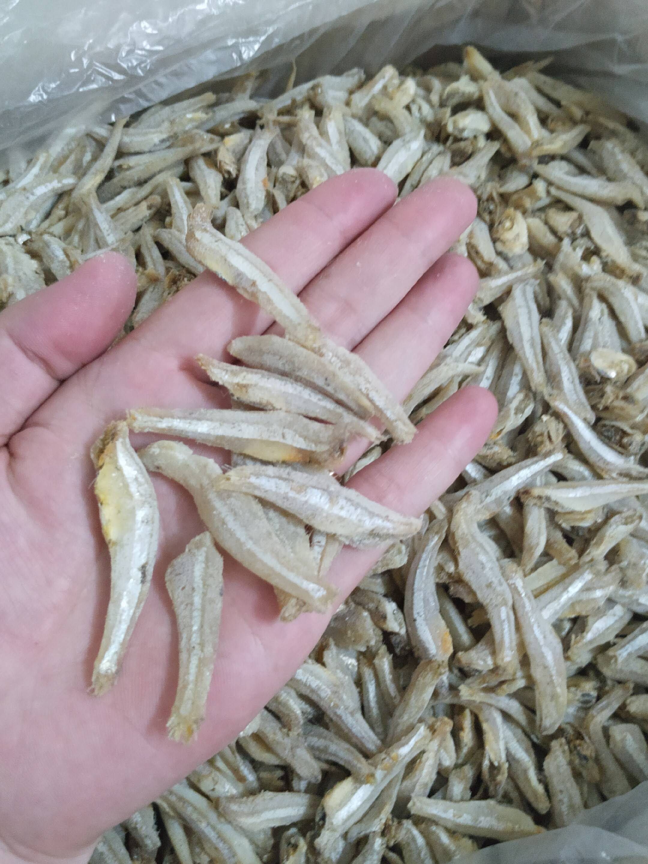 500g Cá cơm khô không đầu chế biến thủ công