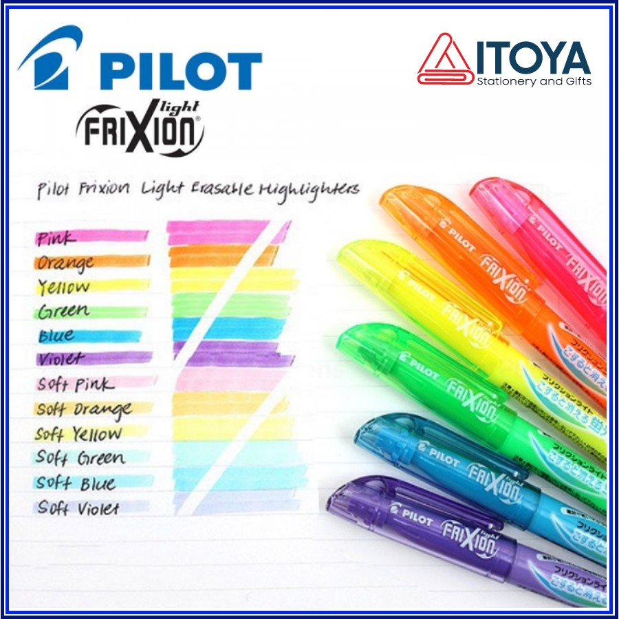 [Bán Lẻ] Bút Highlight Xóa Được Pilot Frixion Light (Japan)