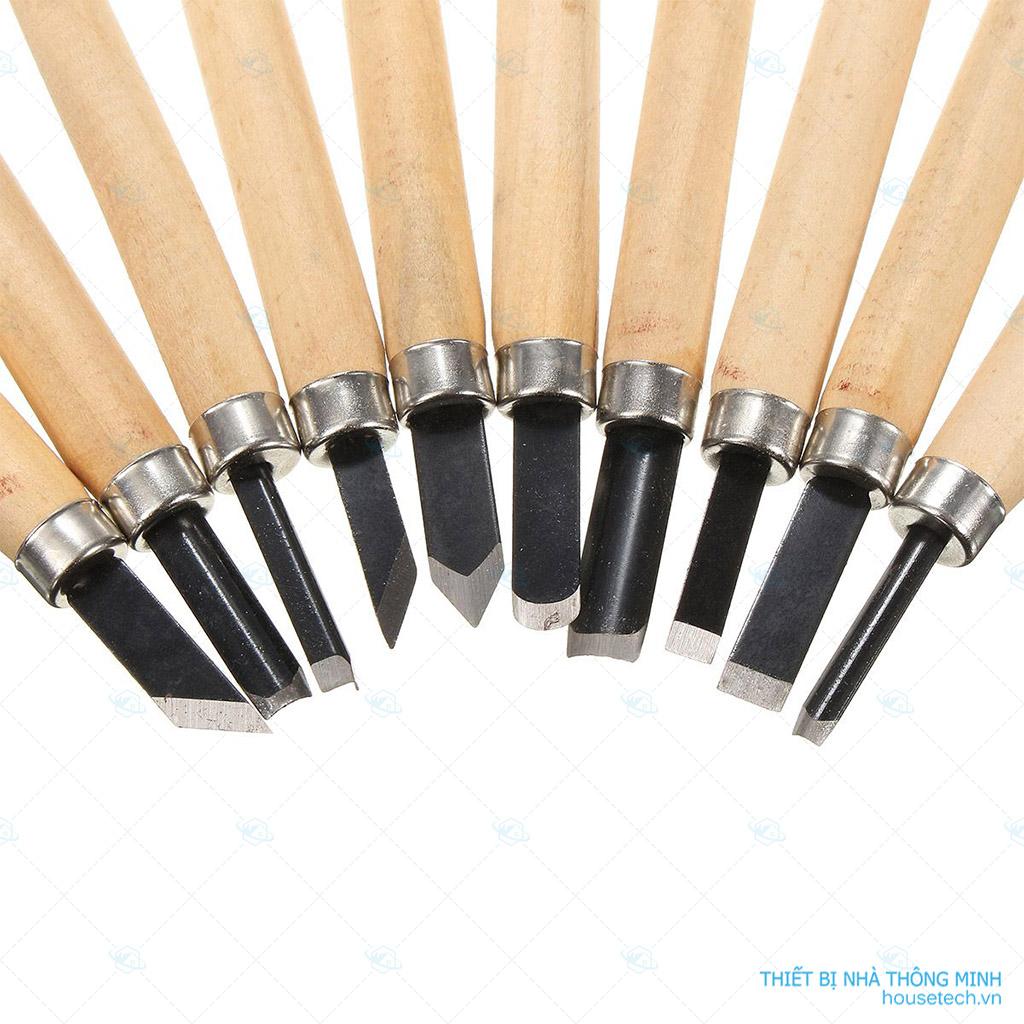 bộ 10 dụng cụ khắc chạm trổ