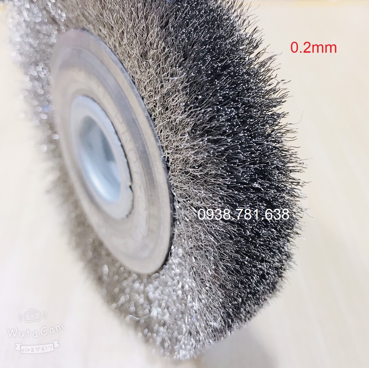 Bánh cước Inox 125x20x25.4(0.2-0.3)
