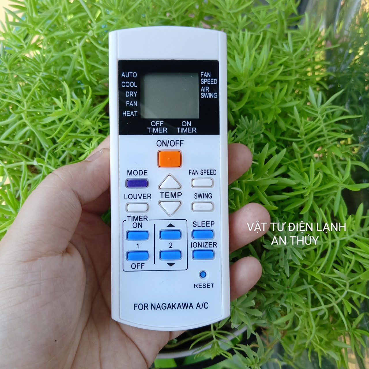 Điều khiển điều hòa nagakawa - remote máy lạnh nagakawa mới