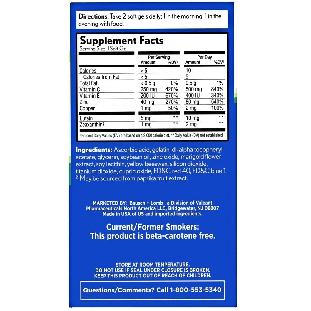Viên Uống Bổ Mắt PreserVision Areds 2 Formula Mỹ