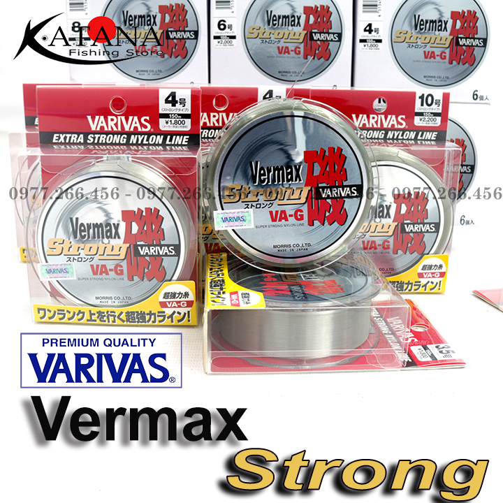 Cước câu chính hãng varivas vermax strong - made in japan
