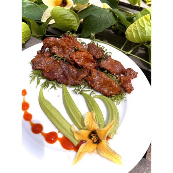 Nai ướp sate ăn rát ngon hộp 500gr (giao tphcm)