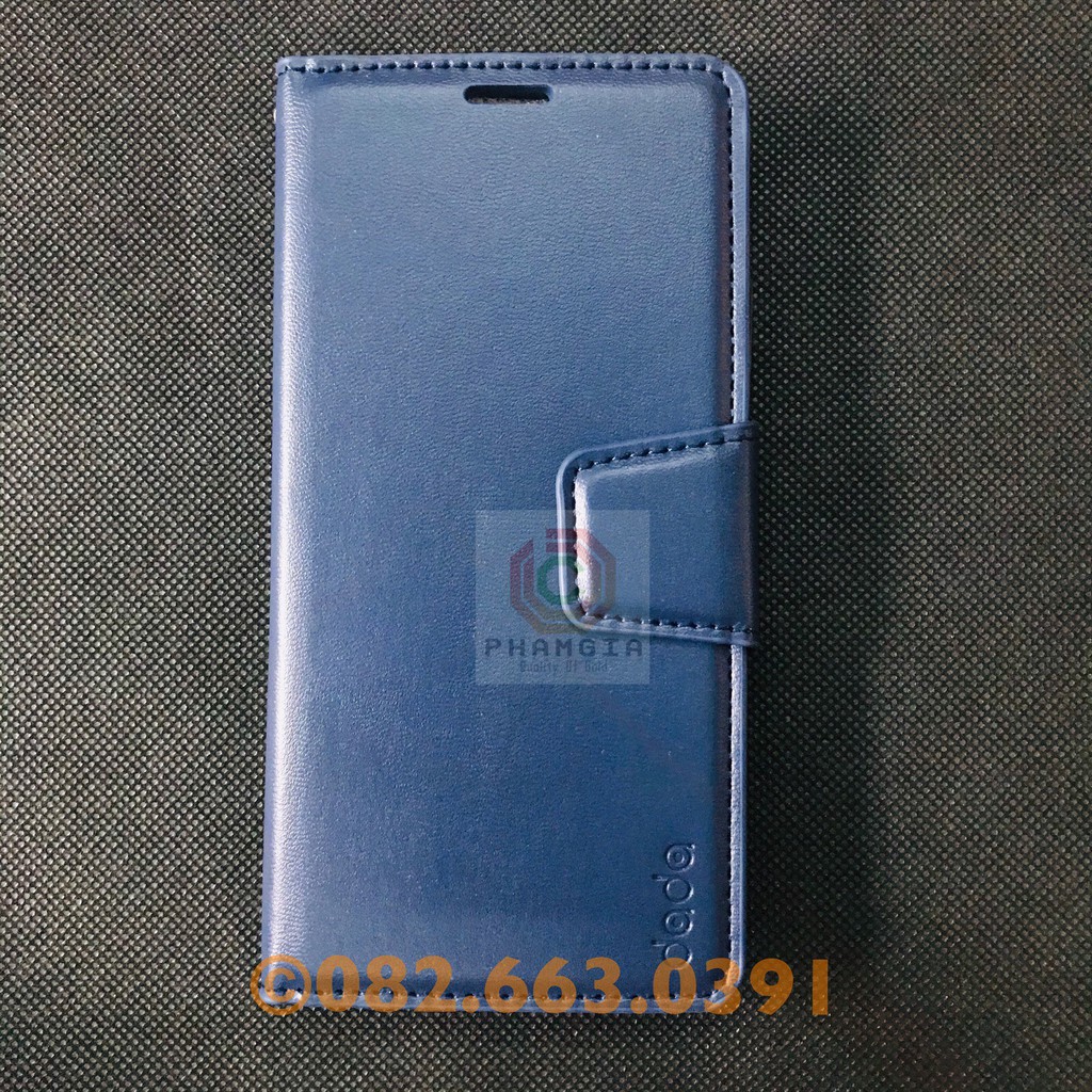 Bao da samsung m20/m30 da cao cấp, có ngăn thẻ, nắp gập chống đỡ xem phim