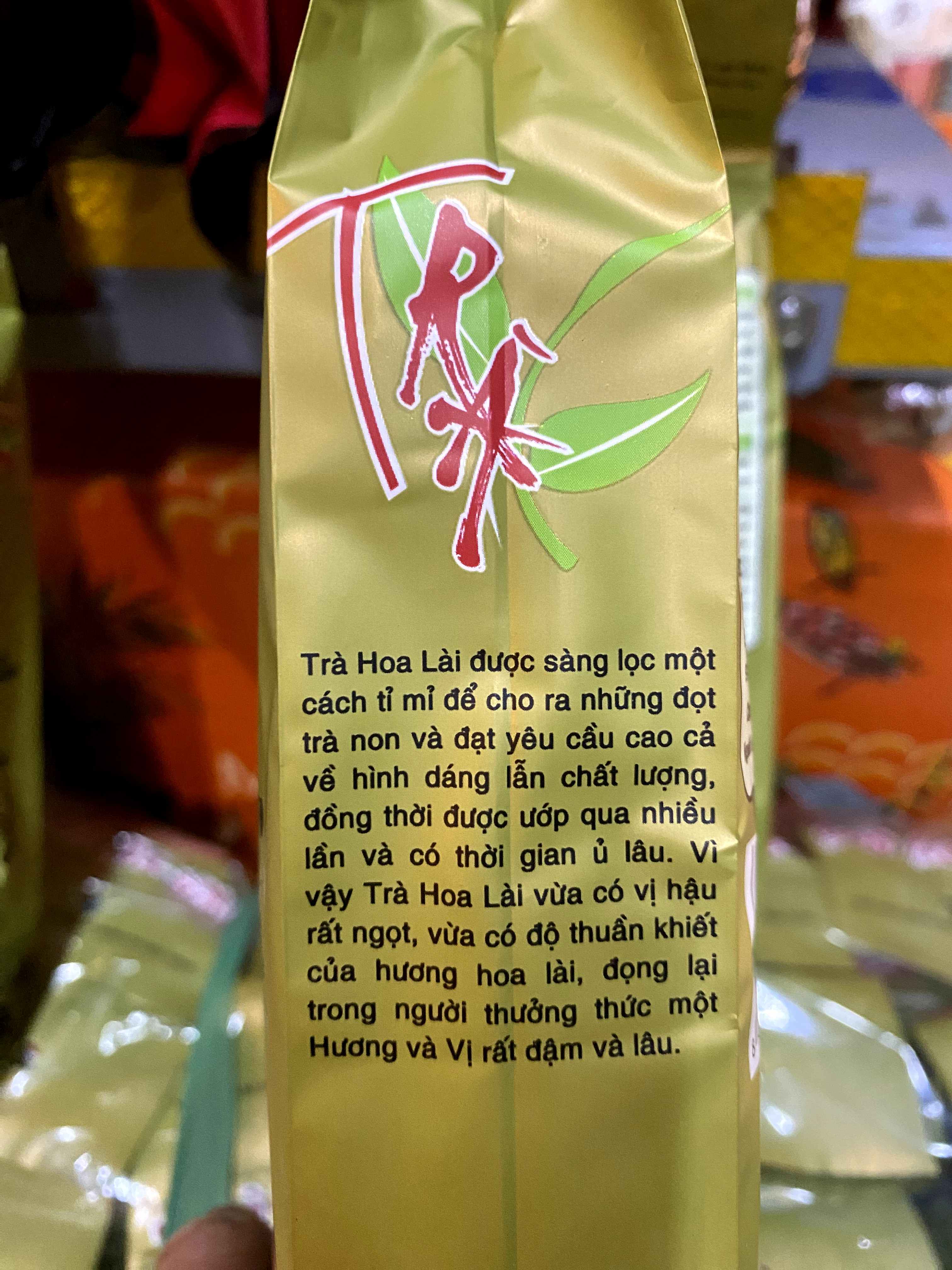 Trà Tứ Quý Hoa Lài Không đường 100gr gói