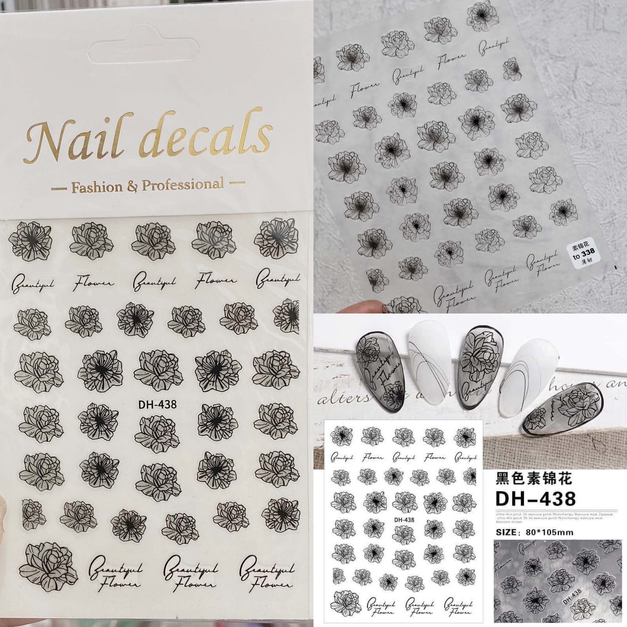 Nhiều Mẫu Sticker Dán Móng Nail Mới - Mini Nails