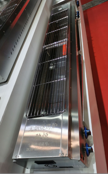 Bếp nướng BBQ 180cm dùng gas