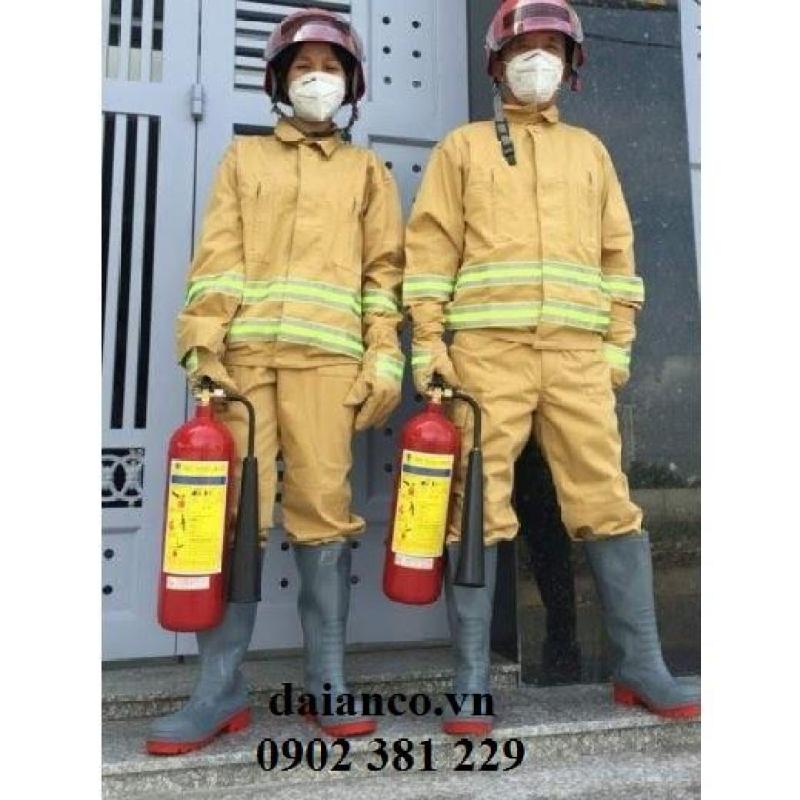 KHUYẾN MÃI  - SET Bộ quần áo chữa cháy theo TT48-BCA - 5 món CÓ TEM KIỂM ĐỊNH