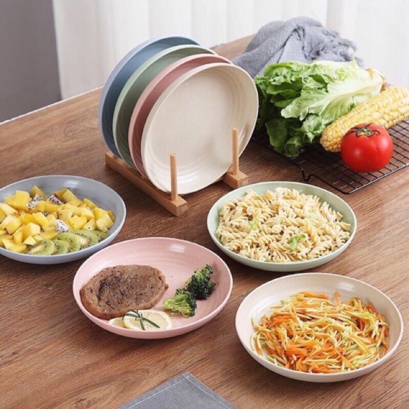 Set 4-6 đĩa lúa mạch cho nhà bếp