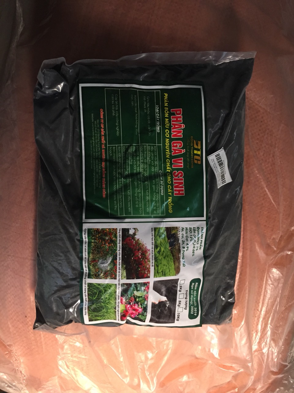 combo 2kg phân gà vi sinh cây siêu tốt