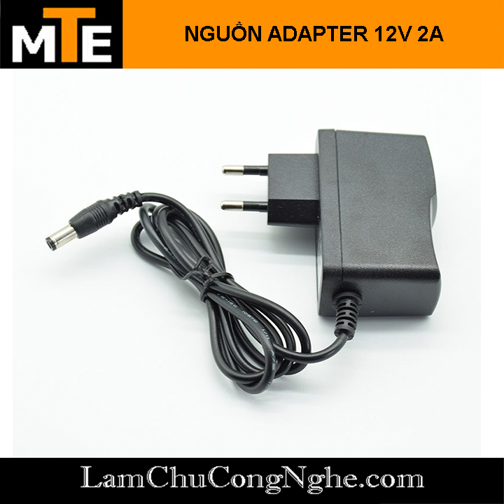 Nguồn adapter 12V 2A jack DC 5.5 x 2.1 mm - nguồn camera