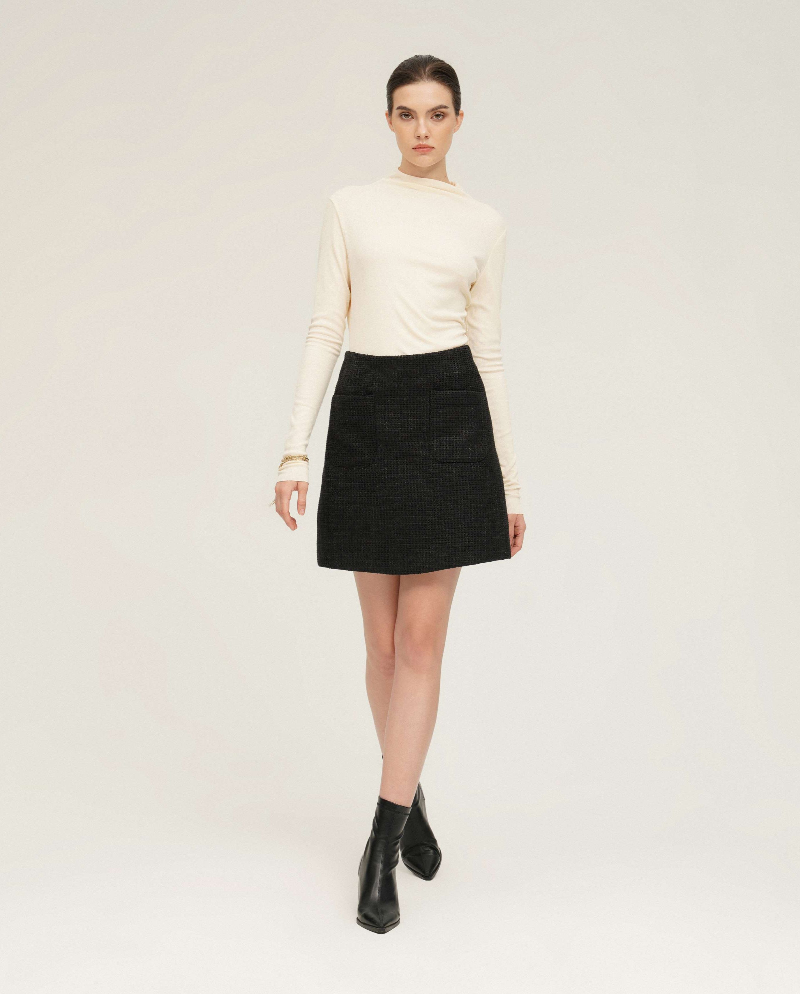 CHÂN VÁY DẠ, MINI SKIRT - ANNA SKIRT