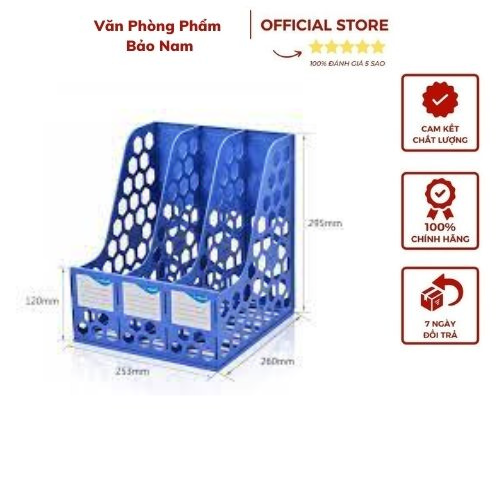 Khay đựng tài liệu 3 ngăn guangbo - giá tài liệu 3 ngăn màu xanh, màu xám guangbo wjk9236l/9236h