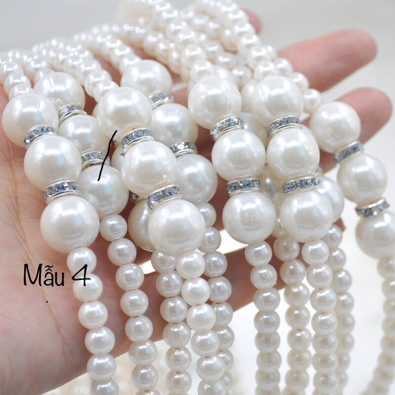 Bờm tóc giả ngọc trai