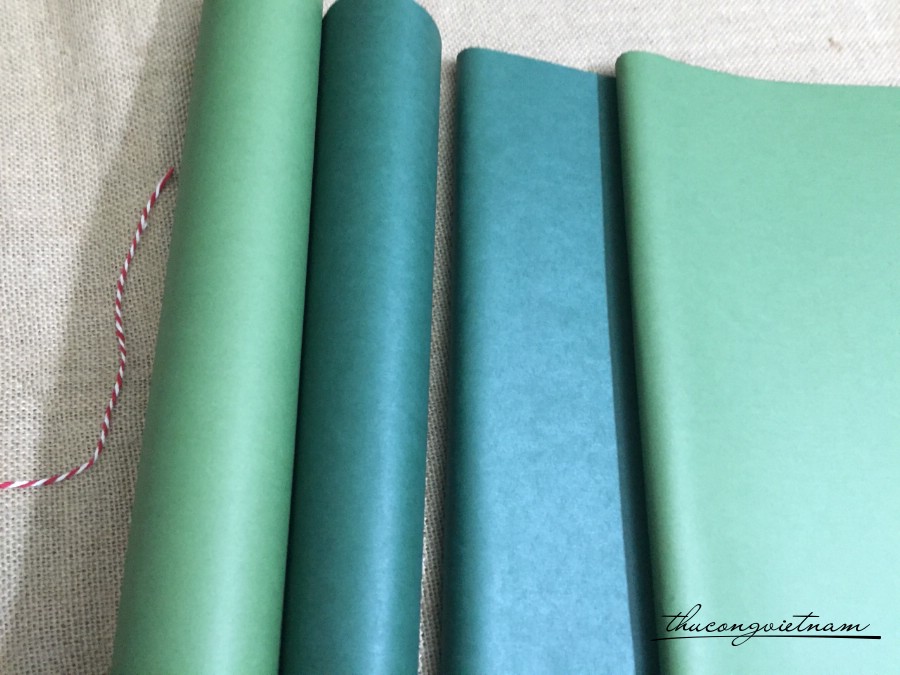 2 tờ Giấy gói quà trơn 50*70cm