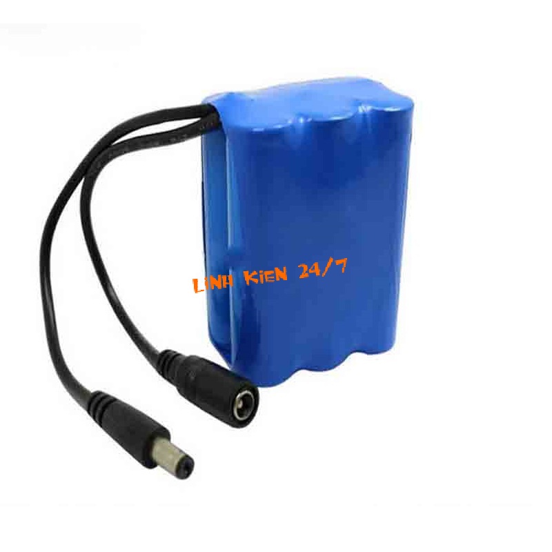 Khối pin sạc lithium 3s 18650 11.1v-12.6v 3500mah