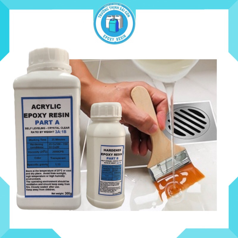 Keo chống thấm epoxy resin chống thấm sàn, chống thấm tường, chống thấm mái tôn - trường thịnh sài gòn