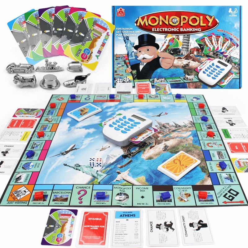 [Hoàn tiền 10%][Hoàn tiền 6%]Cờ tỷ phú Monopoly Ultimate Banking , Monopoly Here & Now The World Edition