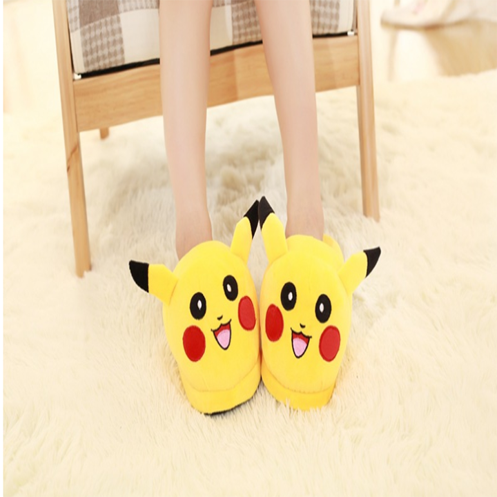 [HCM]Dép Bông Đi Trong Nhà PiKaChu-2032