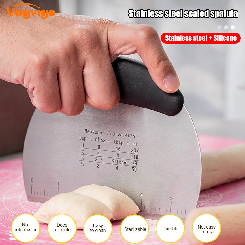Stainless Steel Scaled Spatula, Cream Spatula, Cake Spatula, Pizza, Dough, Kitchen Spatula, Baking Tools