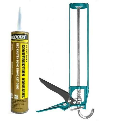 Keo titebond + dụng cụ bắn keo silicone titebond dùng trong xây dựng