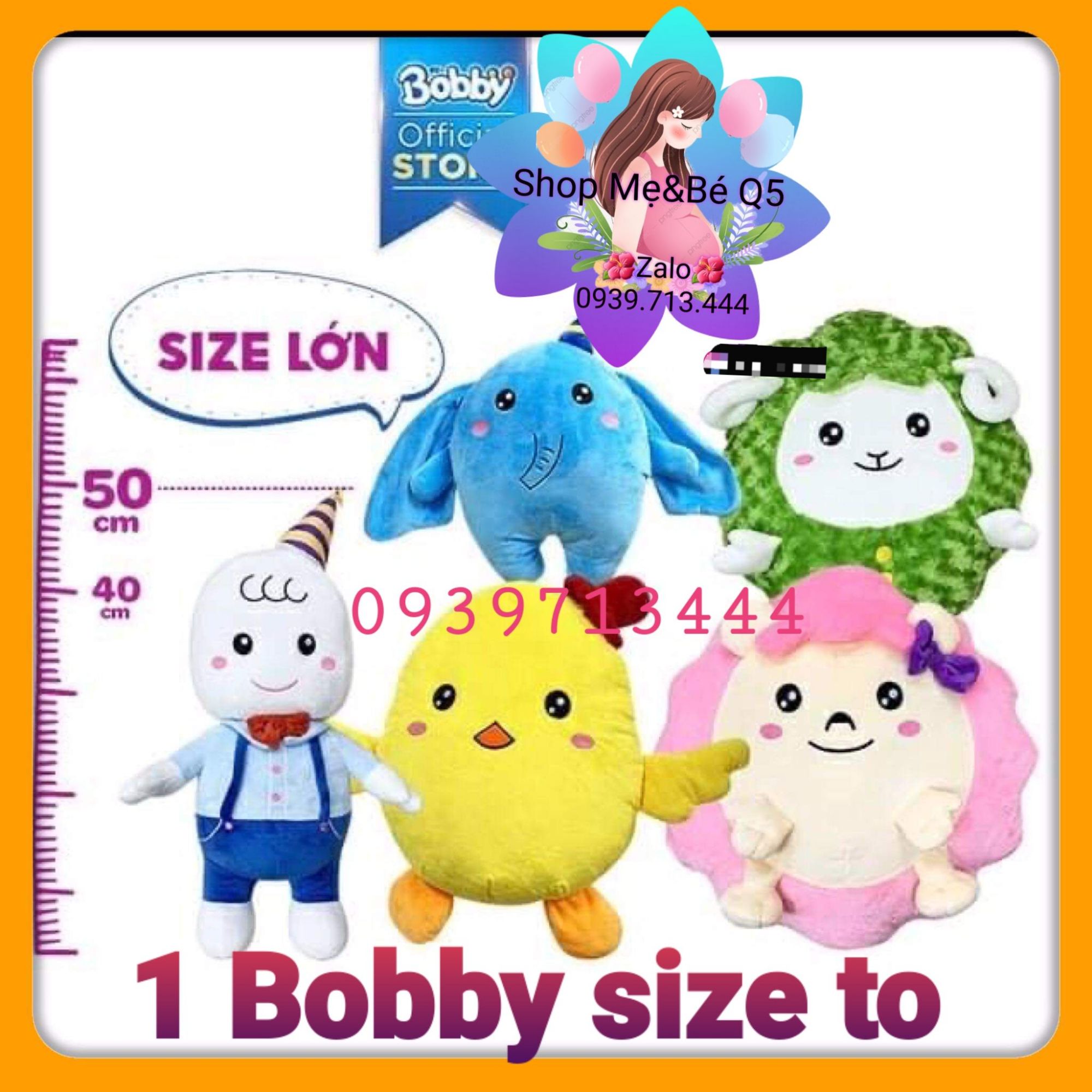 THÚ BÔNG BOBBY CHAN SIZE TO QUÀ TẶNG TỪ BOBBY