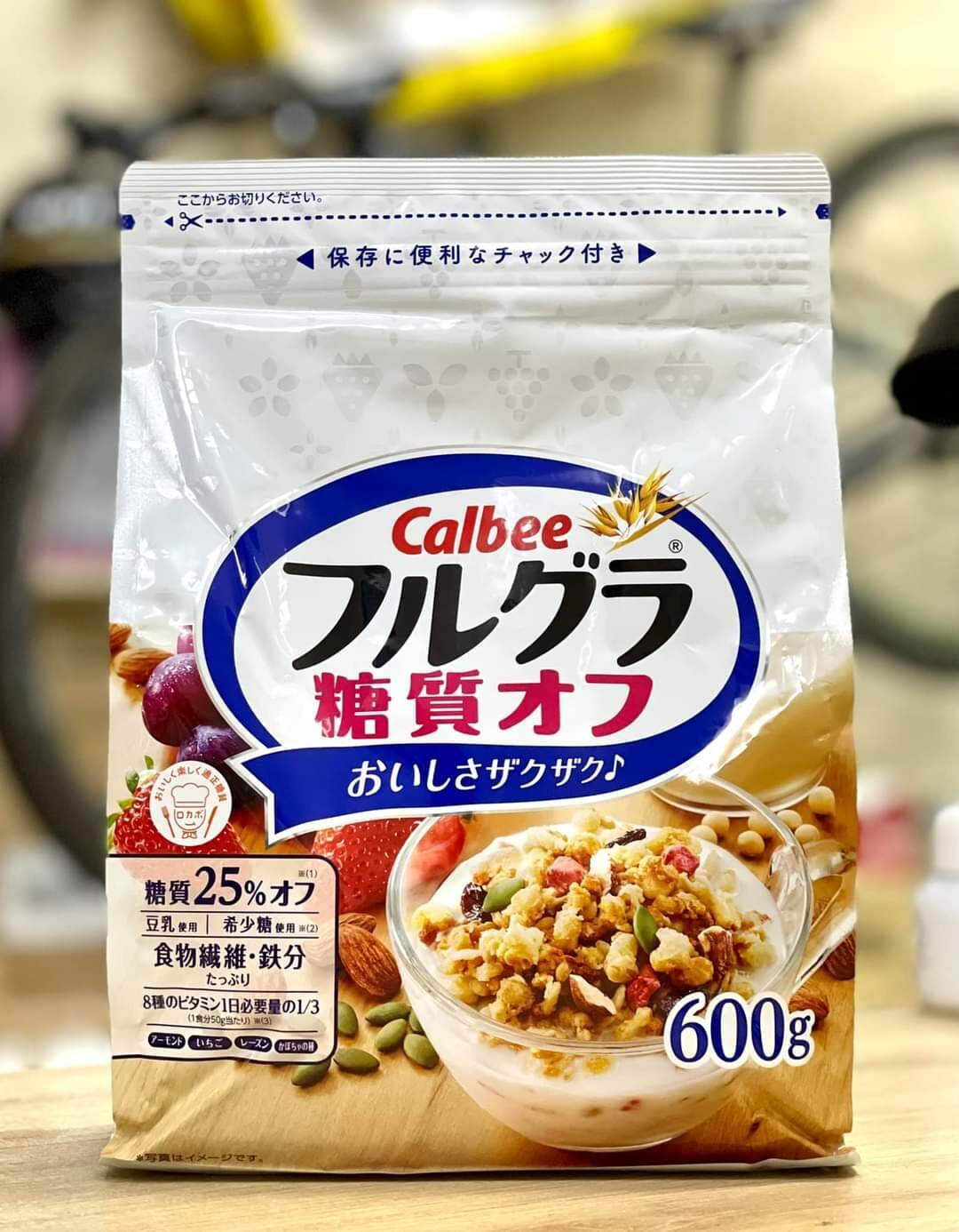 SALE Ngũ cốc nhật Calbee màu trắng ít ngọt 600g date T3 2023