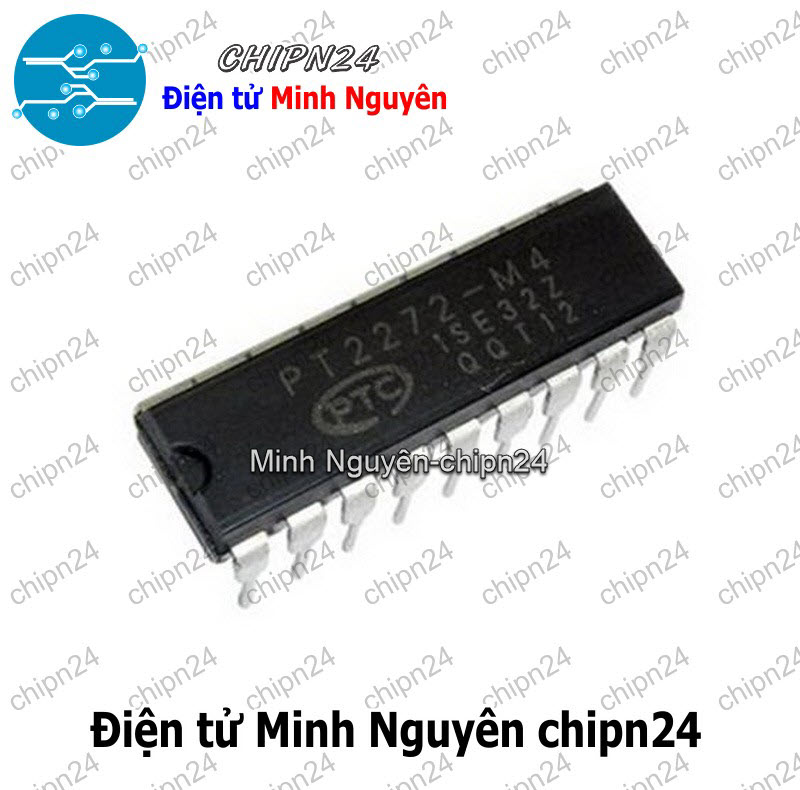 [2 con] (DIP) IC PT2272-M4 DIP-18 (PT2272 2272) - HH000384