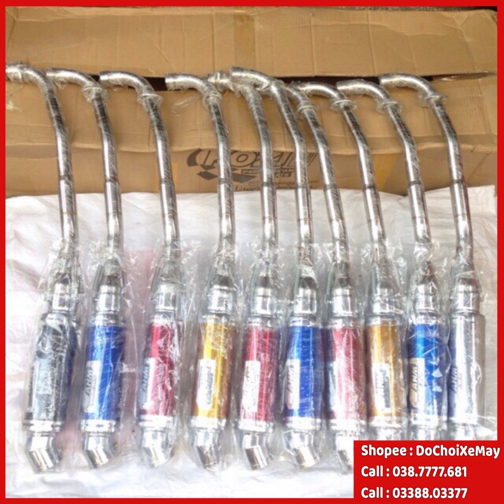 [HCM]Pô Tình Làng Nghĩa Xóm Ahm Leovince Hàng Việt Nam Full Cổ Pat Ống Tiêu Dream Wave Sirius Jupiter - Cub Xe 50Cc (Đỏ)