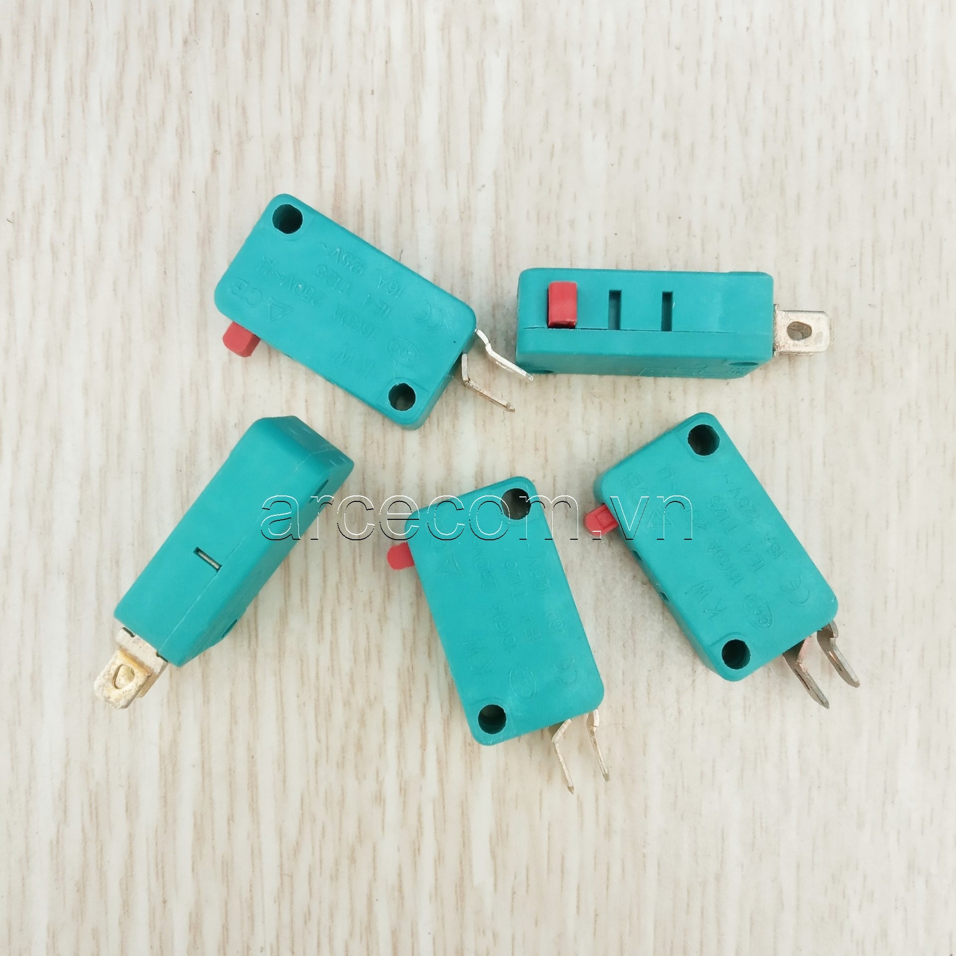 Green Pana Mig Welding Gun Switch - Set of 5 Blue Kw7-0 Switches, Mig Welding Hand Switch, Plasma Cutting