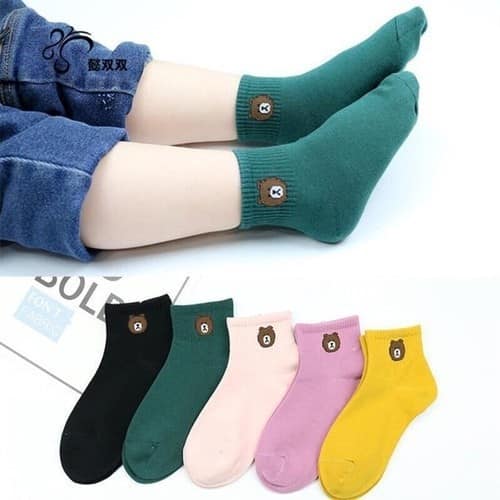 Set 10 Đôi Tất Gấu Trẻ Em Từ 0 - 6 Tuổi