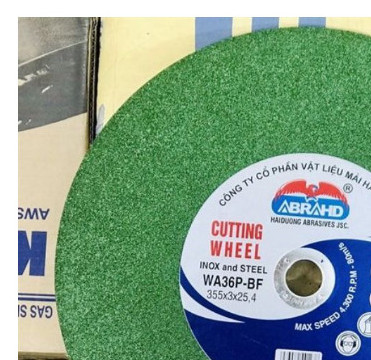 Đá cắt 355mm ABRAHD xanh (Viên)