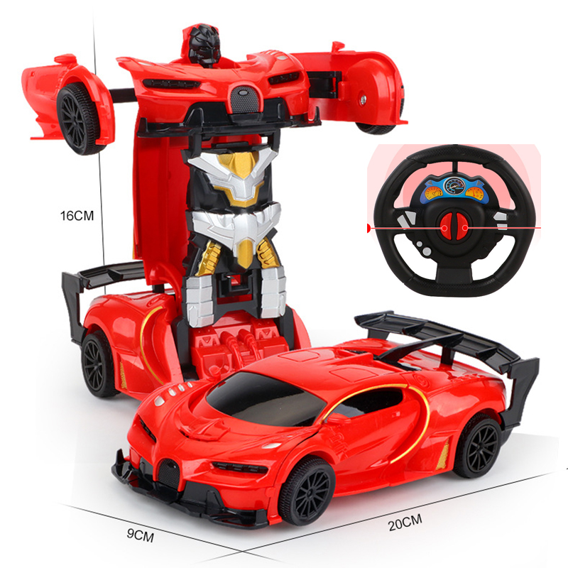 🚔Đồ Chơi Xe Ô Tô Điều Khiển Từ Xa Có Thể Biến Hình Robot Phiên Bản Có Sạc Pin,Ô tô điều khiển từ xa,Quà Tặng Cho Trẻ Em