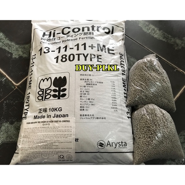 [HCM]500Gr - Phân Chì Tan Chậm 13-11-11+Me Phân Tan Chậm Nhật 6 Tháng.