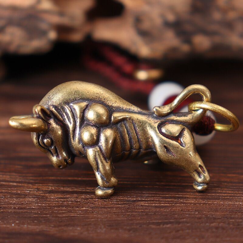 Móc khoá phong thuỷ 12 con giáp tuổi con trâu