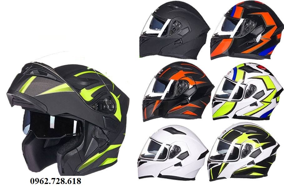 Kính mũ GXT 2017 Lật hàm 902