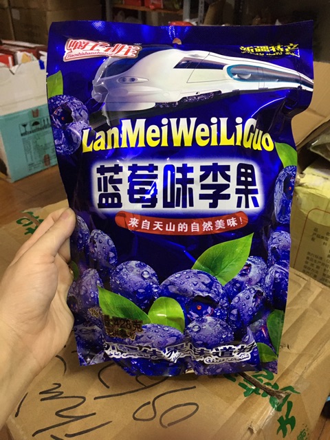 Kẹo Ô Mai Việt Quất 408gr
