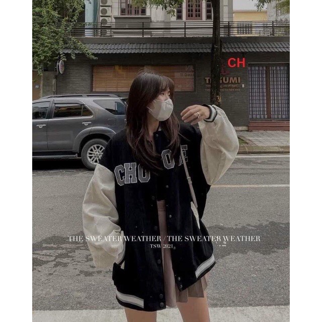 Áo khoác bomber nhung OSE CH12