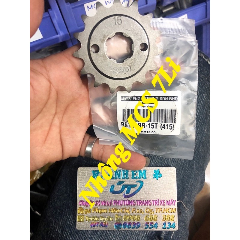 NHÔNG MCS 7Li : Đủ Size 13 14 15 HonĐa Winner/Sonic/Exciter/Dream/Wave