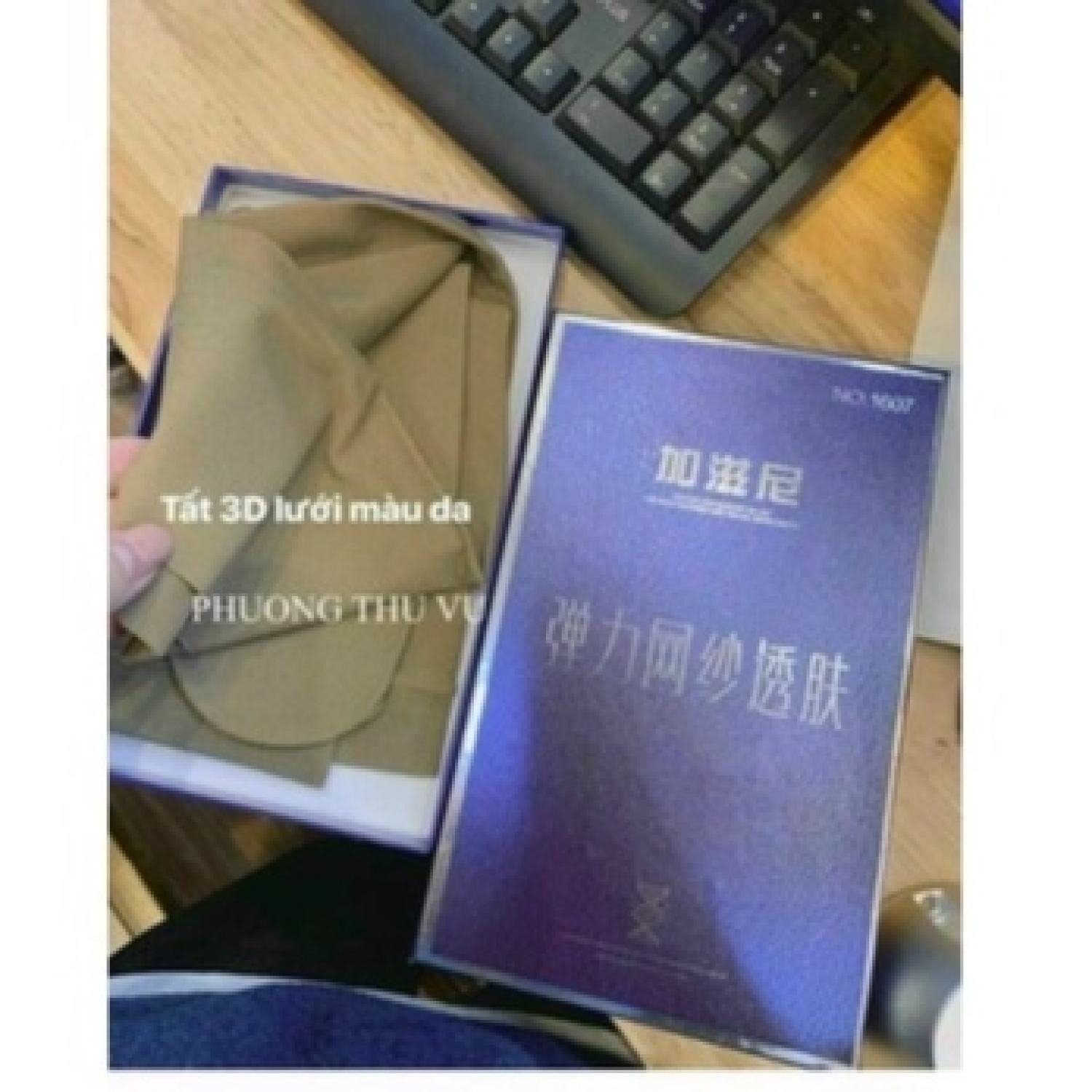 Quần tất 3D lưới siêu dai
