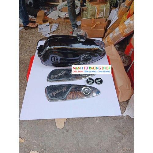 Thùng xăng xe 67 full nẹp và nắp bình xăng