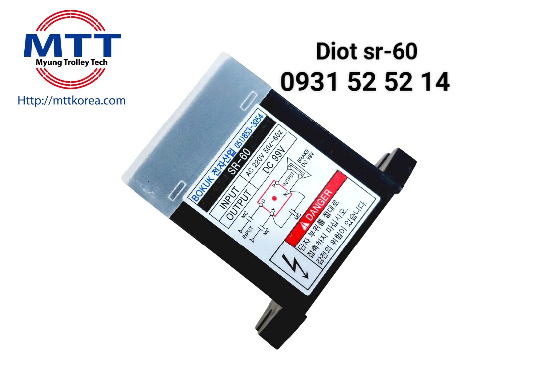 [HCM] Đi ốt[ Sr-60 220V/99V ] cho cầu trục, thang máy, hãng Bokuk Hàn Quốc