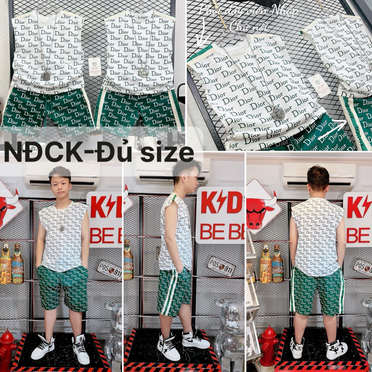 [SIZE ĐẠI+CỒ+KHỦNG] SÉT BỘ THUN  BÉ TRAI IN HÌNH DỄ THƯƠNG