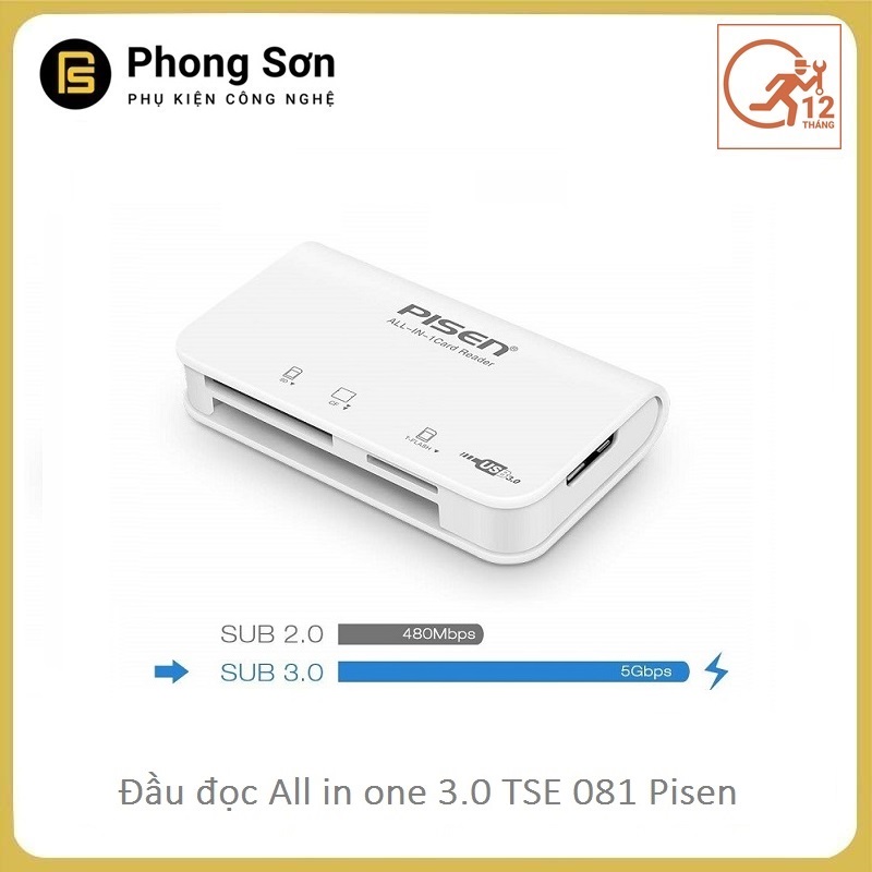 Đầu đọc thẻ đa năng 3.0 TS-E081 Pisen