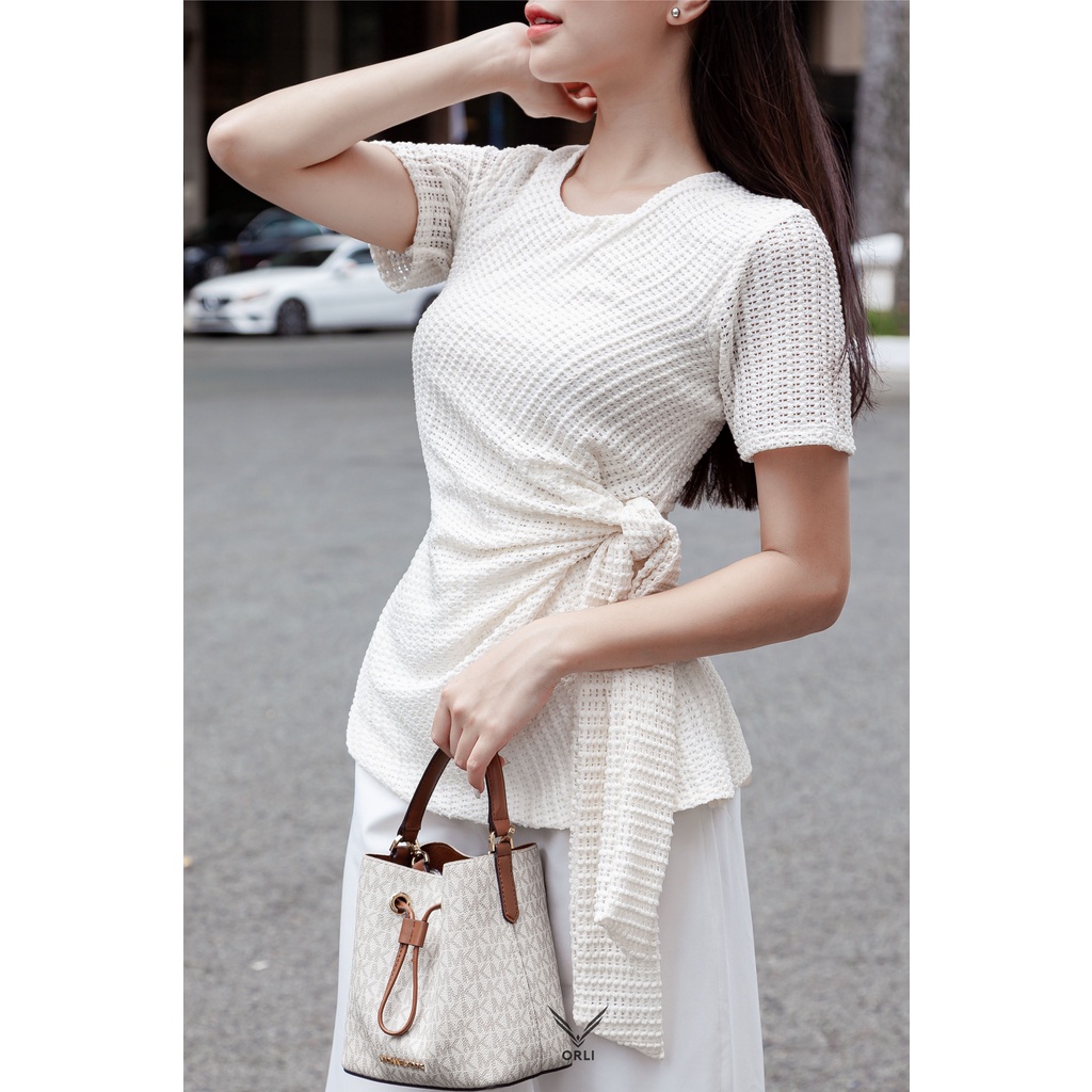 Áo thun cột eo công sở thanh lịch, Jorie Shirt - Orli Label