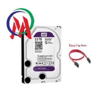 [HCM][Bảo hành 24 tháng] Ổ cứng 2TB Tím chuyên camera + Tặng Cáp SATA